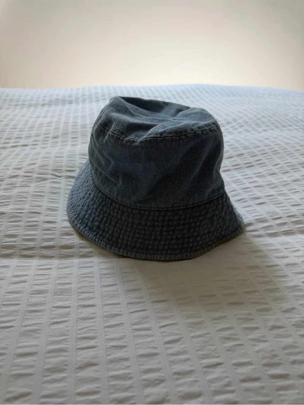 Newhattan Light Blue Denim Bucket Hat